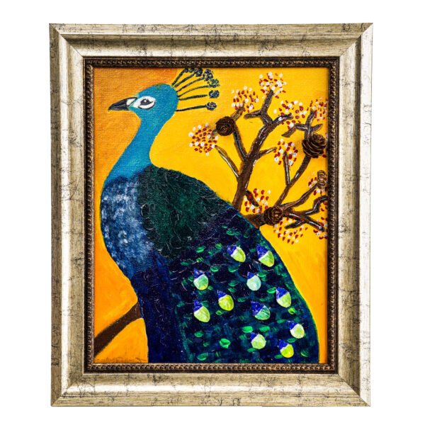 Framed Peacock